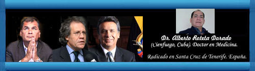 Rafael Correa y su ridcula acusacin del orden constitucional en Ecuador ante la OEA. Por el Dr. Alberto Roteta Dorado. cubademocraciayvida.org web/folder.asp?folderID=136 