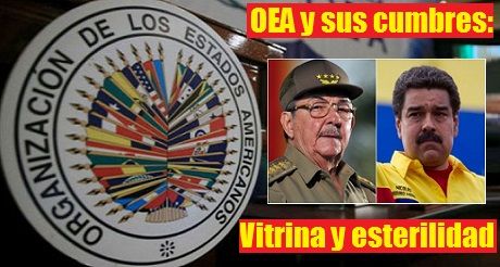 La OEA y sus cumbres: Vitrina y esterilidad. Por Julio M. Shiling. cubademocraciayvida.org web/folder.asp?folderID=136