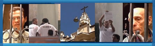 Kubanska demokratiaktivister ockuperar kyrkor infr Pvens besk i landet. Av Eva Belfrage.web/folder.asp?folderID=176