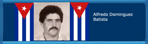 The 28th political prisoner from Cuba Alfredo Dominguez Batista arrived this friday in Madrid.