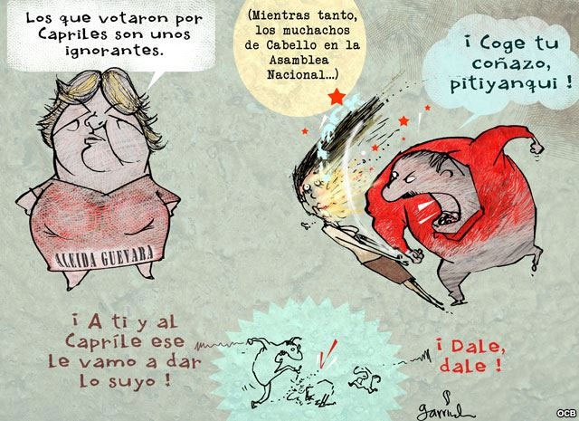 CASTROZUELA: "Aleida Guevara y Venezuela". Caricatura de Garrincha. web/folder.asp?folderID=136