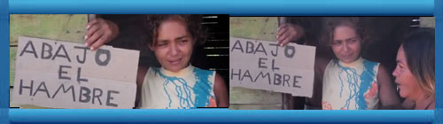 DESDE CUBA: Vean el video "Abajo el hambre". Fue tomado por la comunicadora Rosa Mar�a Naranjo, en la provincia de Holgu�n en su municipio cabecera, en la calle Constituci�n, entre 24 de febrero y Gir�n, Reparto Santiesteban. Por Martha Beatriz Roque. web/folder.asp?folderID=136  