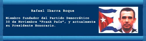 El preso poltico Rafael Ibarra Roque ha sido liberado despus de 18 aos de crcel en Cuba. web/folder.asp?folderID=136