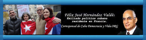 Fotos que tomé en la manifestación por la LIbertad de Cuba en la esquina de la Embajada de Cuba en París, Ayer sábado 20 de noviembre de 2021. Por Félix José Hernández.         CubaDemocraciayVida.ORG                                                                                        web/folder.asp?folderID=136  