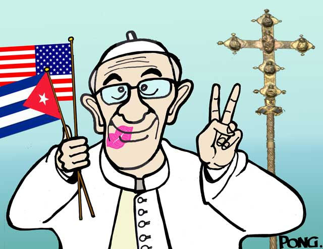 "LA VISITA DE RAL AL PAPA". Por Alfredo Pong. cubademocraciayvida.org web/article.asp?artID=28251