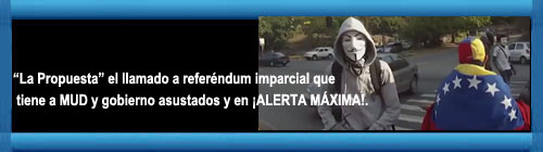 VENEZUELA: La Propuesta el llamado a referndum imparcial que tiene a MUD y gobierno asustados y en ALERTA MXIMA!.  web/folder.asp?folderID=136