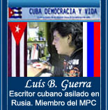 LU� B GUERRA. ESCRITOR CUBANA ASILADO EN RUSIA.