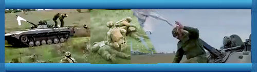 VIDEO GUERRA RUSA CONTRA UCRANIA: Un tanque ruso con una bandera blanca se rinde ante los soldados ucranianos.  CUBADEMOCRACIAYVIDA.ORG                                                                                              http://www.cubademocraciayvida.org/web/folder.asp?folderID=136