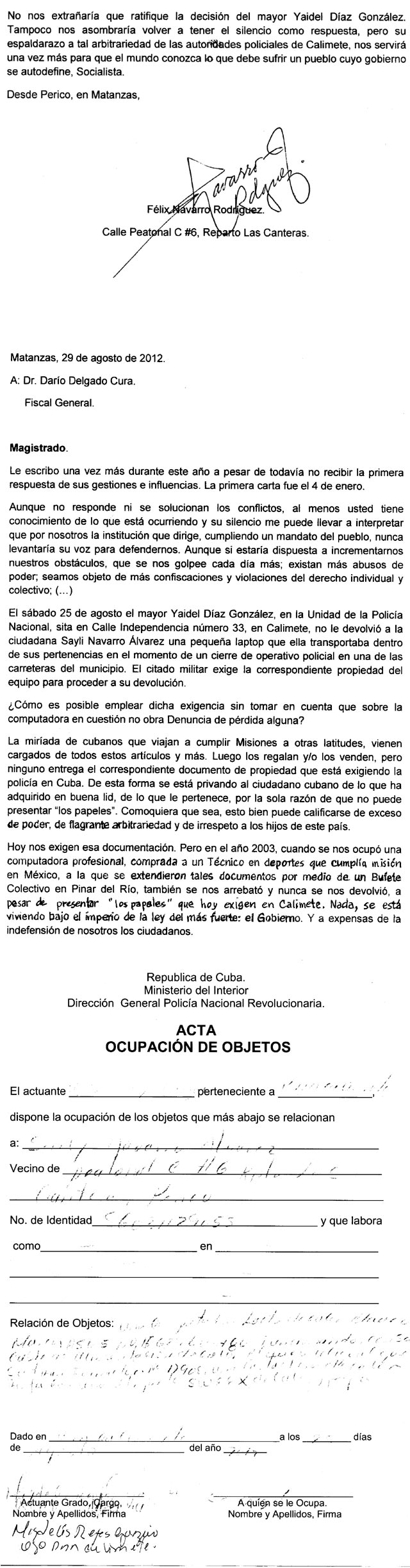 CUBA: Esbirros castristas atacan a José Alberto Guerrero Roque. Por María Cama. web/folder.asp?folderID=136
