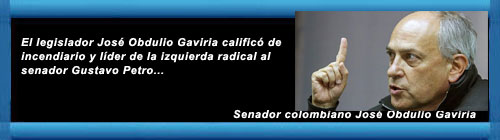 COLOMBIA: Atribuyen a senador Gustavo Petro "vandalismo" tras paro en Colombia. Por Daniel Castrop. cubademocraciayvida.org web/folder.asp?folderID=136 