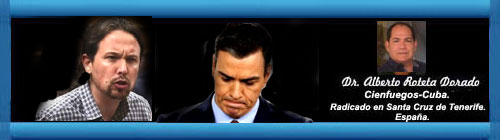 SNCHEZ E IGLESIAS, LA DESVERGENZA DE LA POLTICA ESPAOLA. Por el Doctor Alberto Roteta Dorado. cubademocraciayvida.org web/folder.asp?folderID=136  